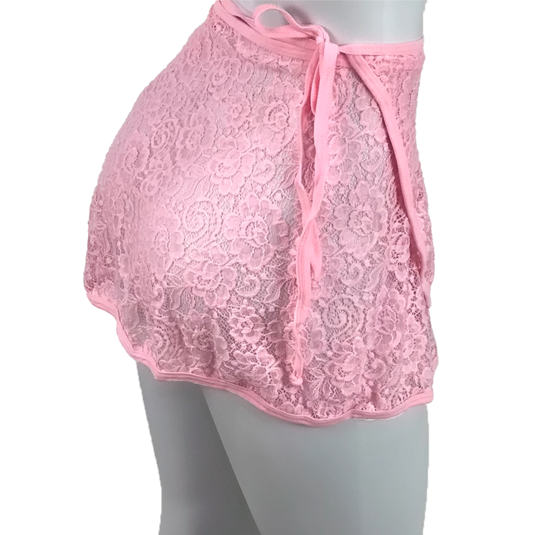 Saia Lycra Crep Renda